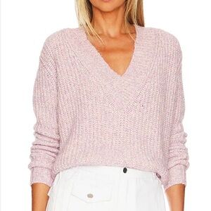 Autumn Cashmere Tweedy Shaker Sweater SM